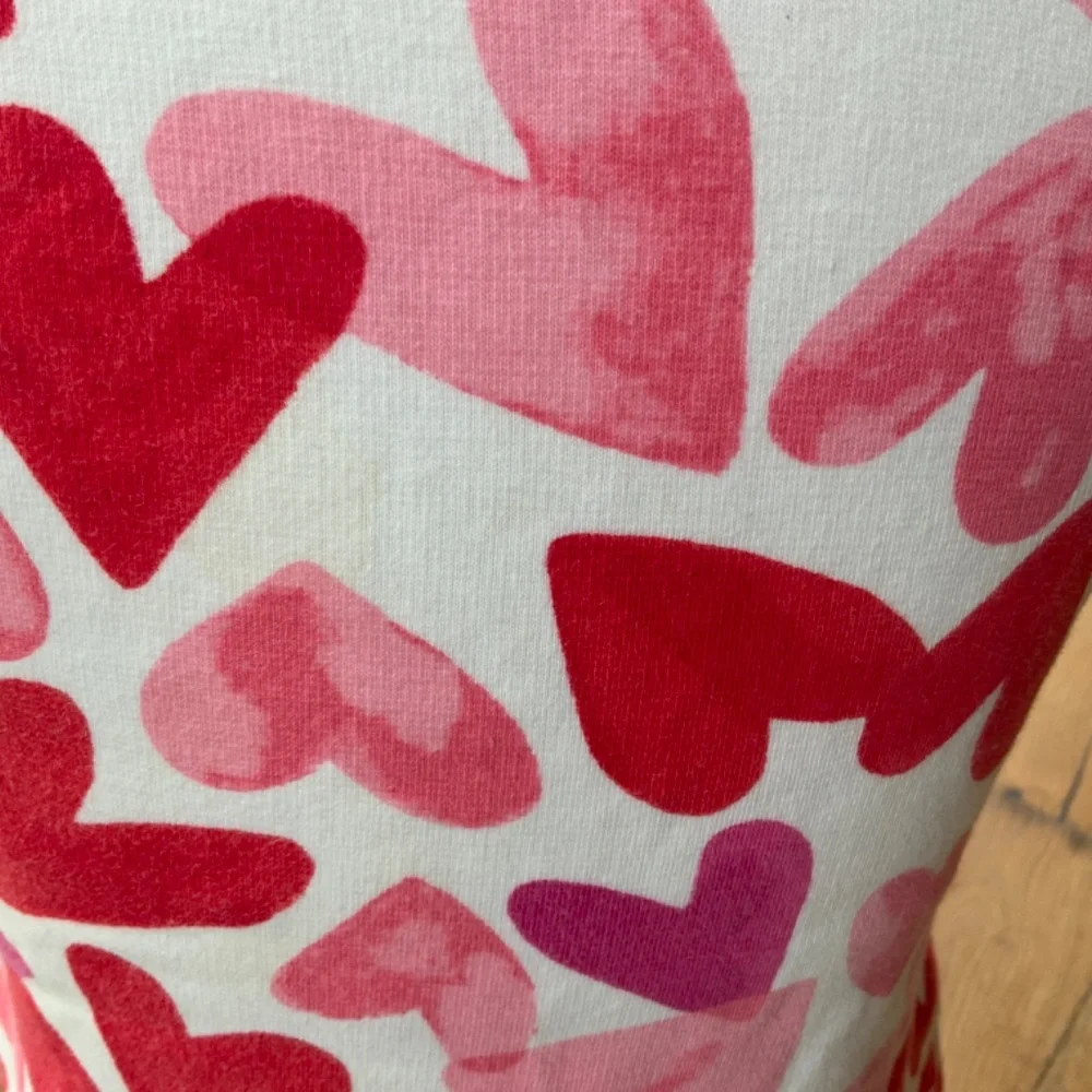 Gymboree Pink, Purple and Red Hearts Dress Size 6